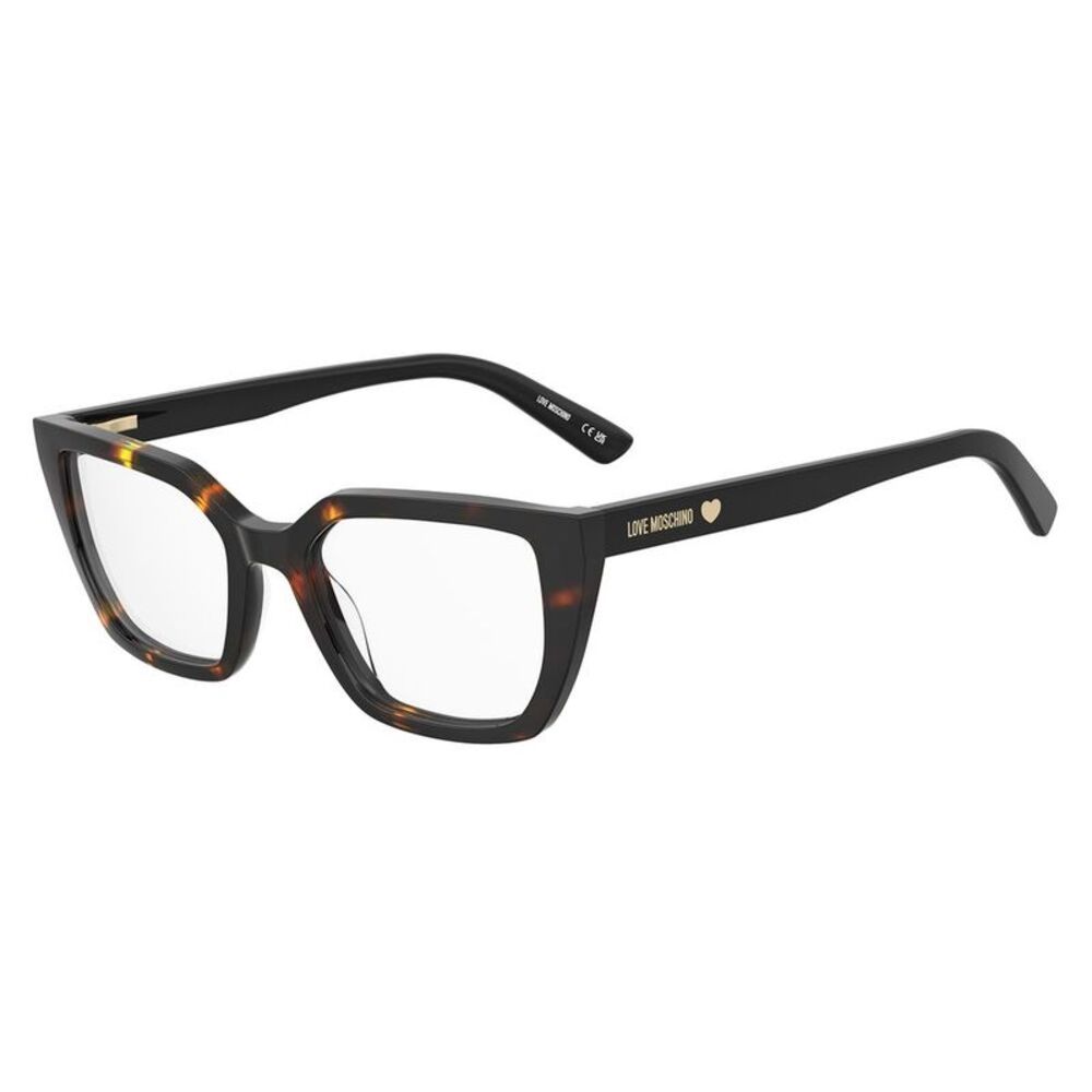 Love Moschino Brown Acetate Glasses Women's (Frames)